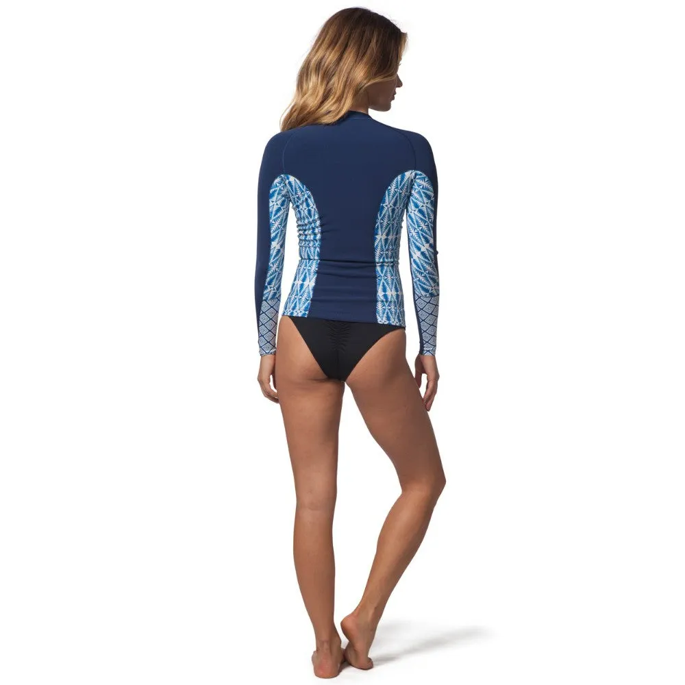RIP CURL G-BOMB L/S FZ JACKET BLUE