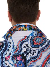 Robert Graham Devil's Treasure Paisley Long Sleeve Shirt Size Large