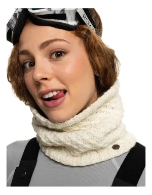 Roxy Womens Blizzard Neck Warmer - White