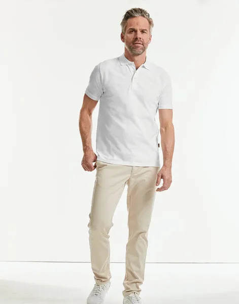 Russell Mens Pure Organic Polo