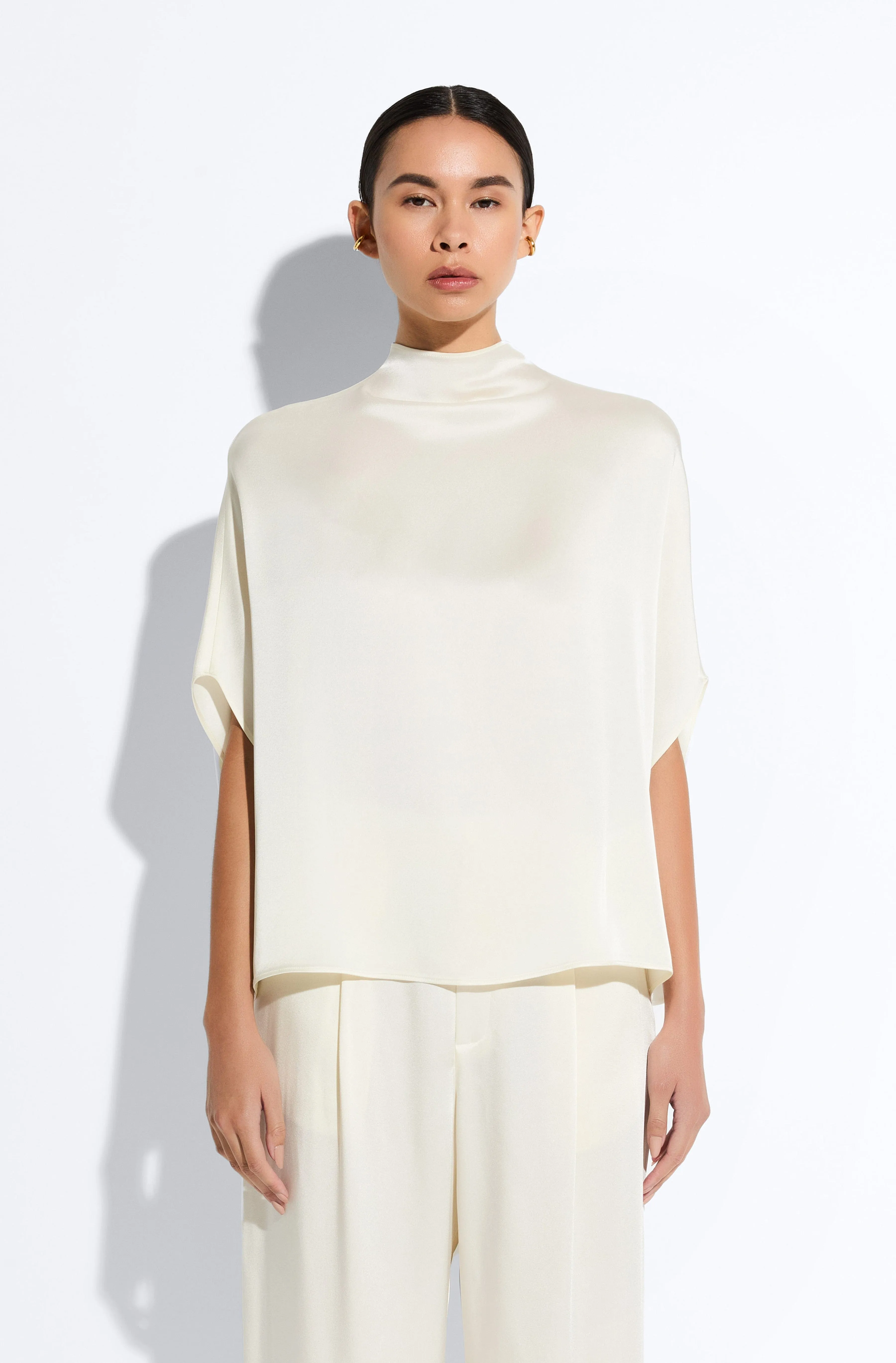 Satin Cape Tee