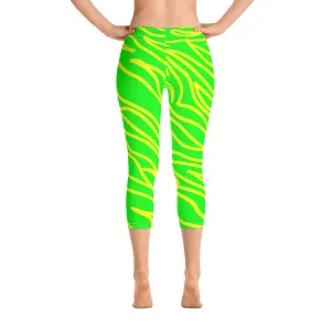 Savannahwood Lemon/Lime Capri Leggings