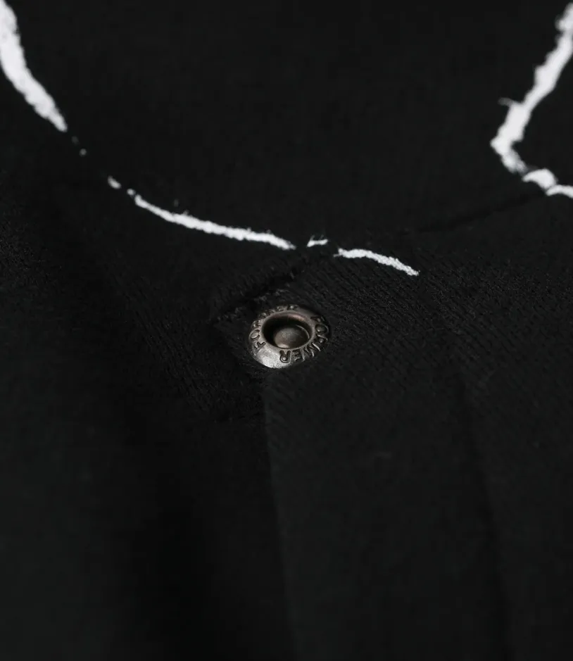 SCRAWL HOOD - BLACK