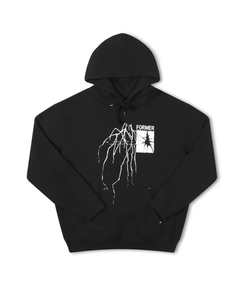 SCRAWL HOOD - BLACK