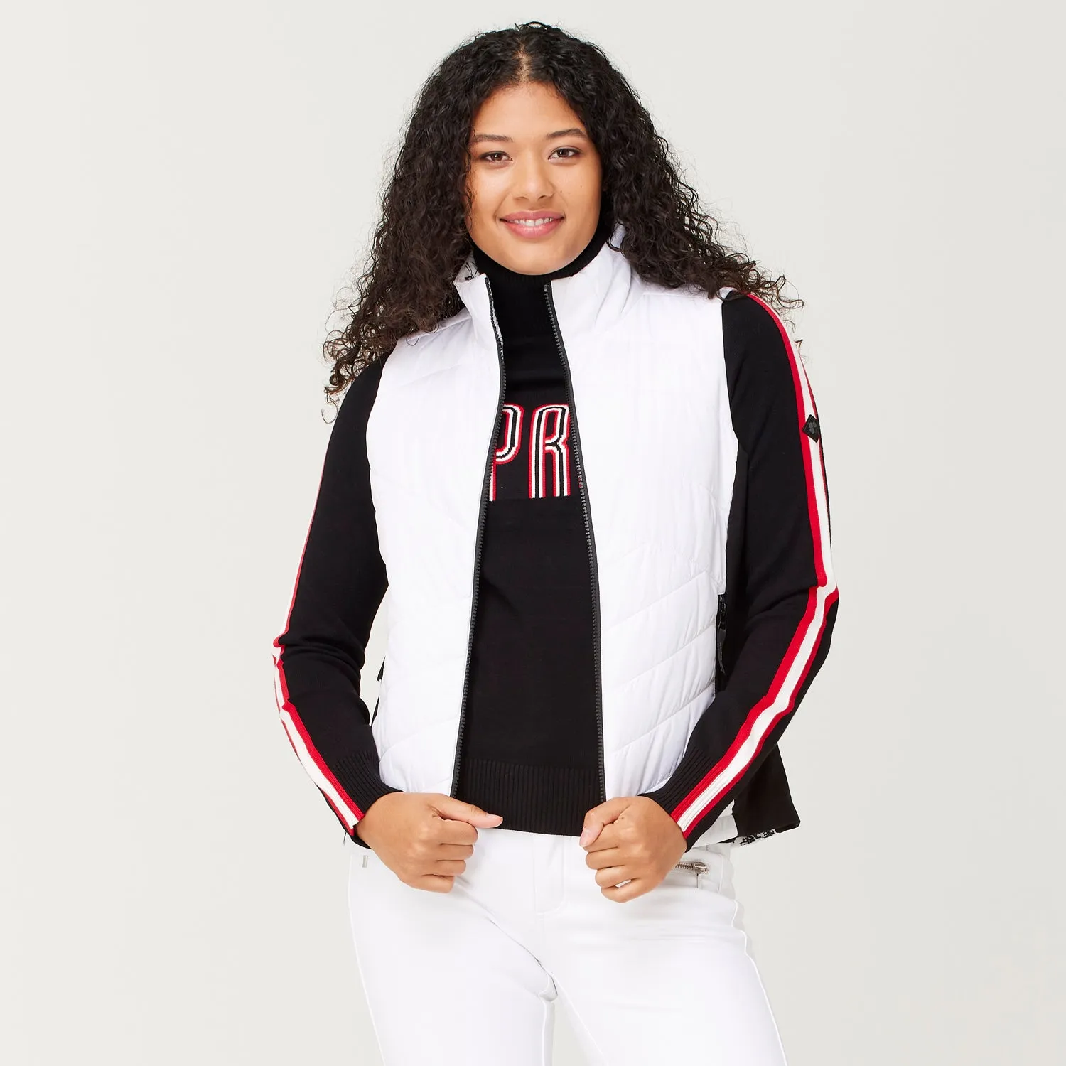 Sela Reversible Vest - White Grafiti - SALE
