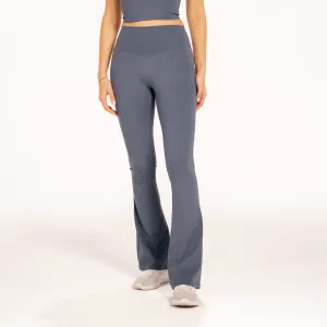 Slate Blue Bec Flare Pocket Leggings