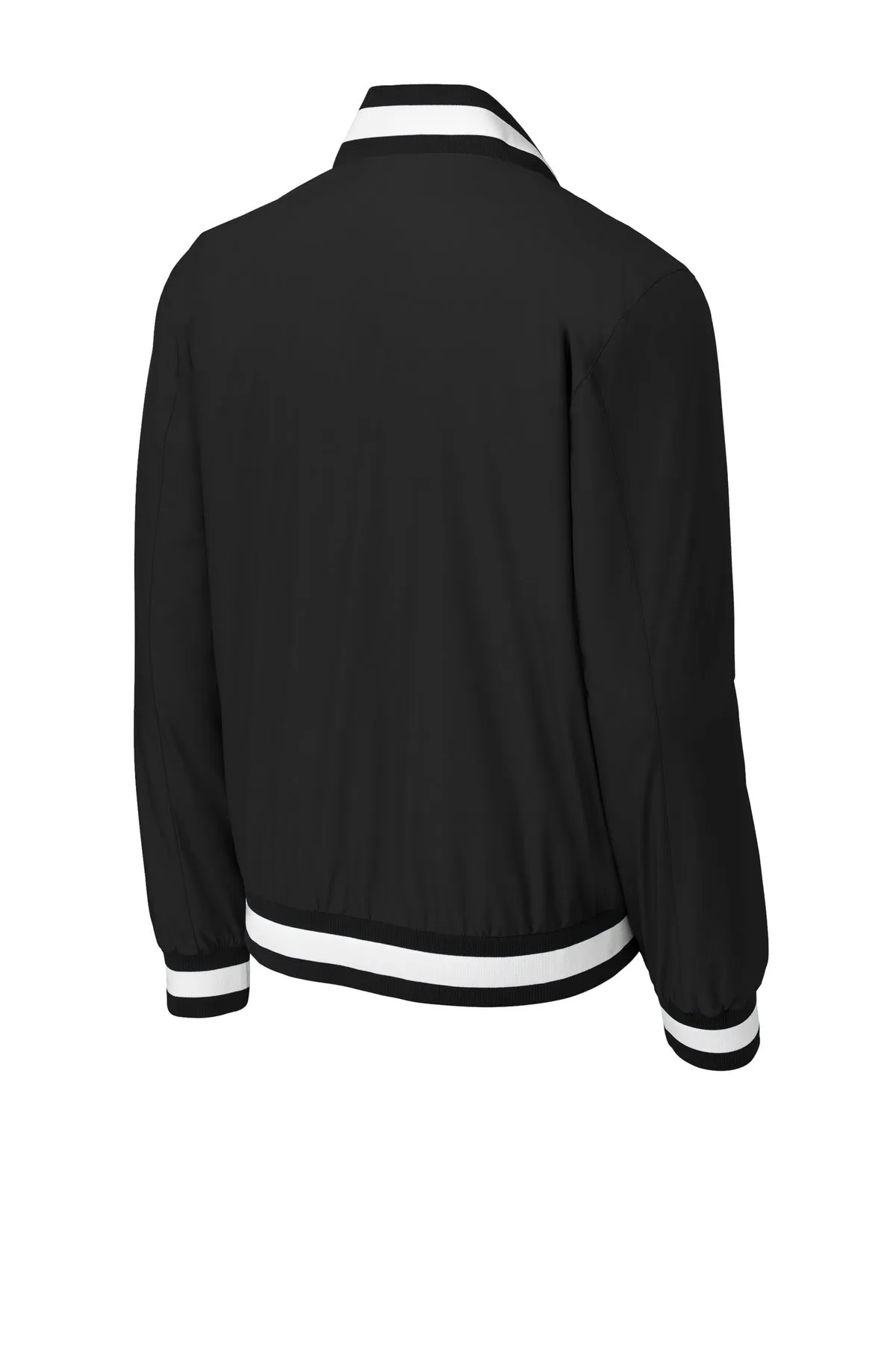 Sport-Tek Insulated Varsity Jacket JST58 Black