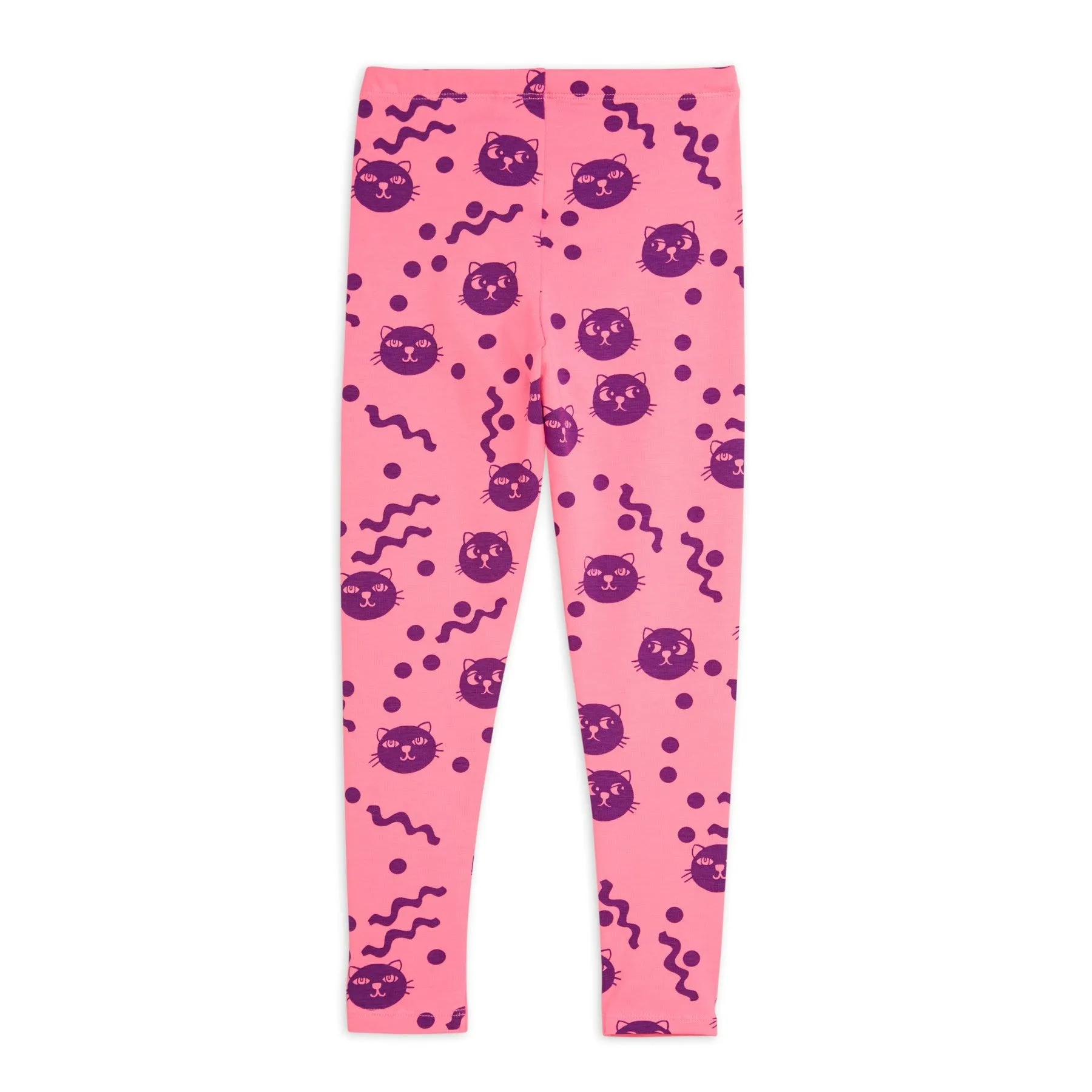 Squiggly Cats Leggings by Mini Rodini