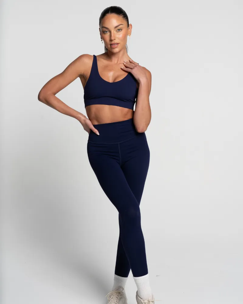 Staple Full Length Legging - Marine