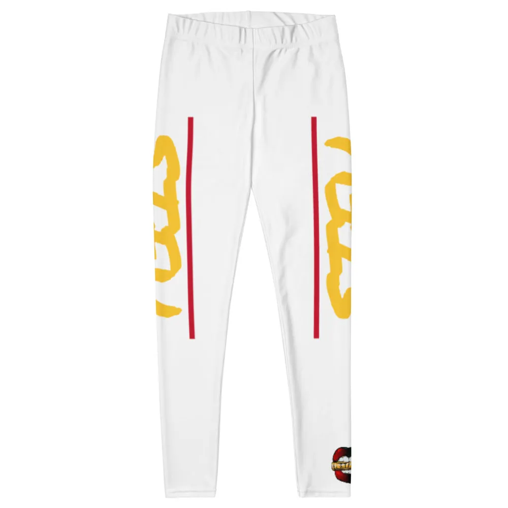STFU Afrocentric Logo Leggings - White