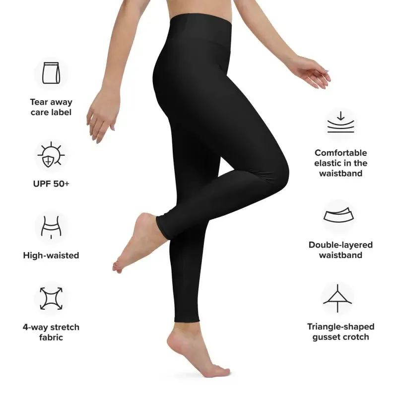 Supersoft Yoga Leggings in Black