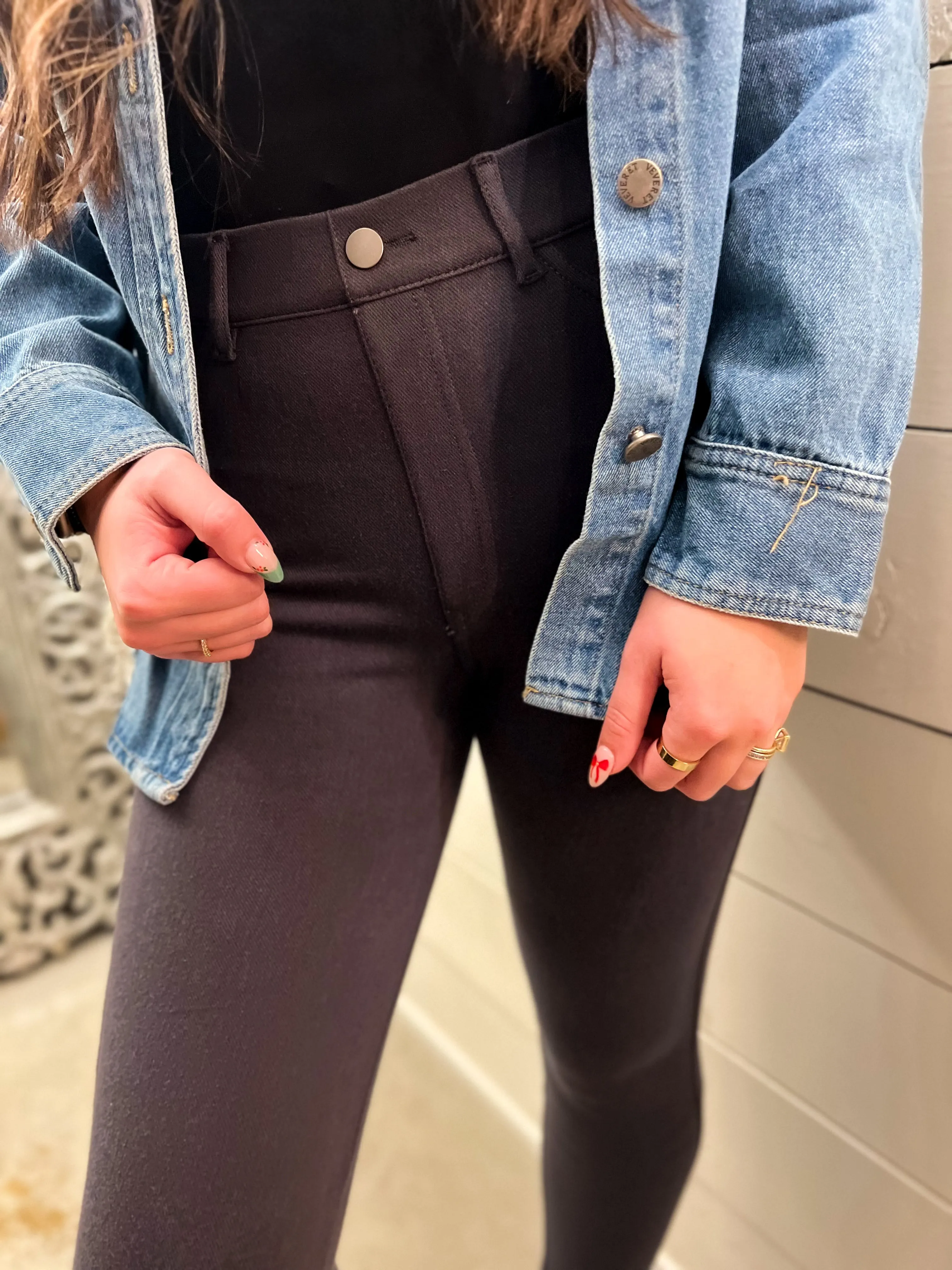 The Best Dressed Cotton Twill Pant- Charcoal