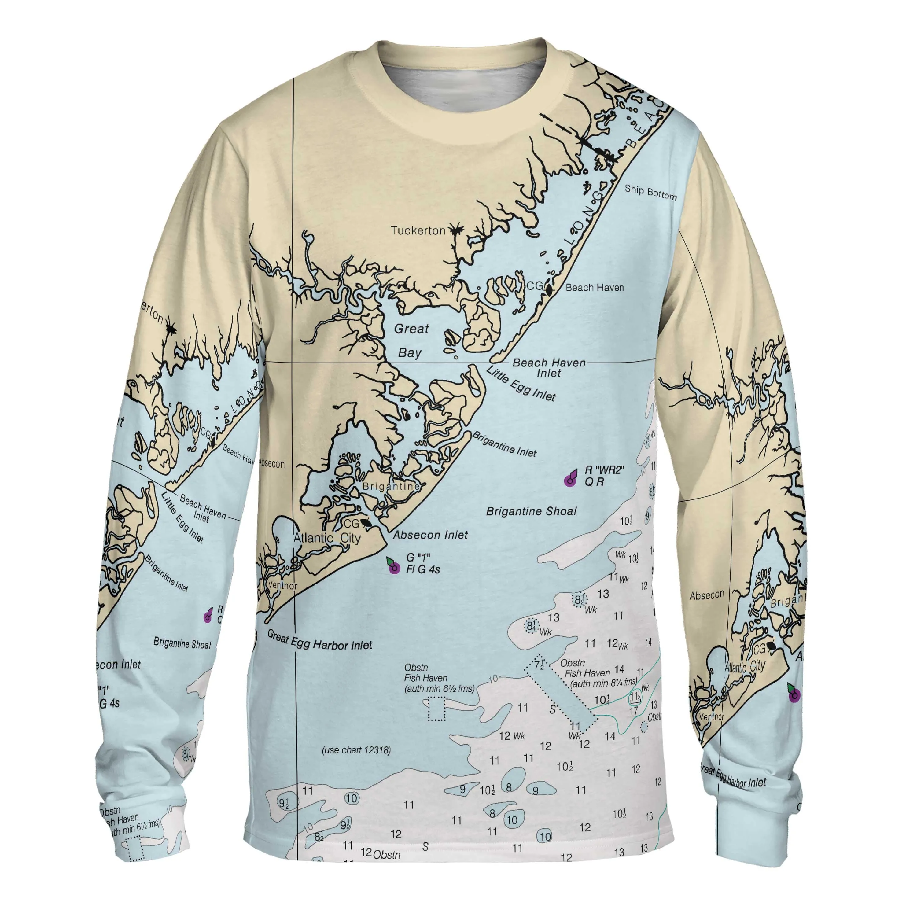 The Great Bay New Jersey Long Sleeve Tee