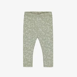 The Misty REVERSIBLE Leggings - Plum   Green Floral - BABY