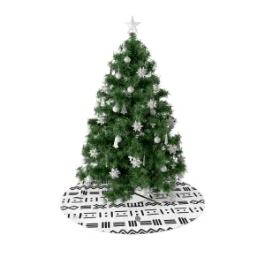 Tree Skirts - Geometric Mailian Mudcloth Print #3