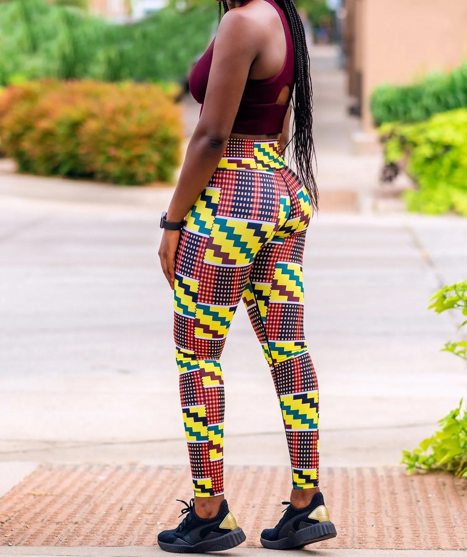 Tribal Print leggings (Kente)