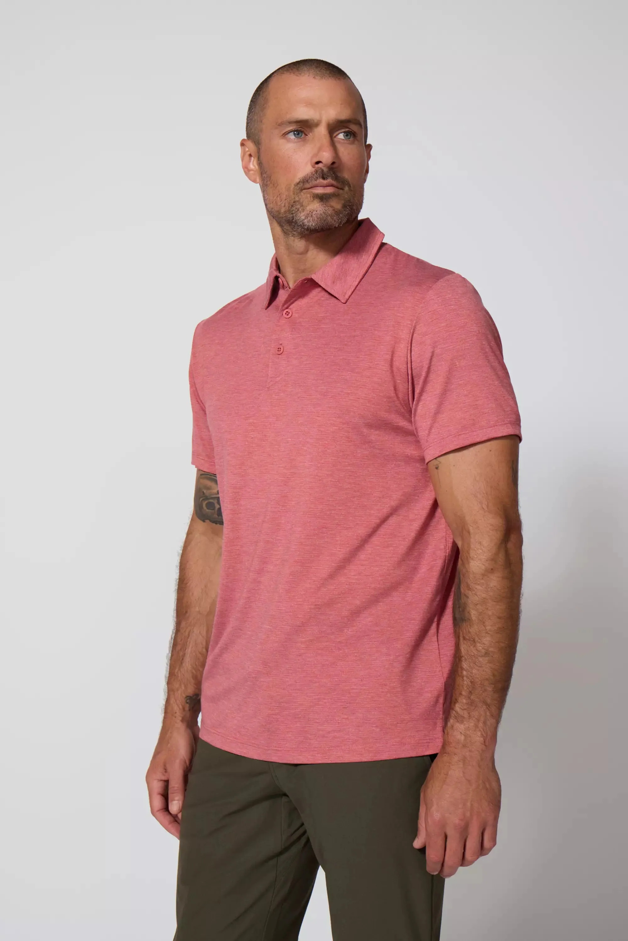 Triumph Polo - Mineral Red Melange