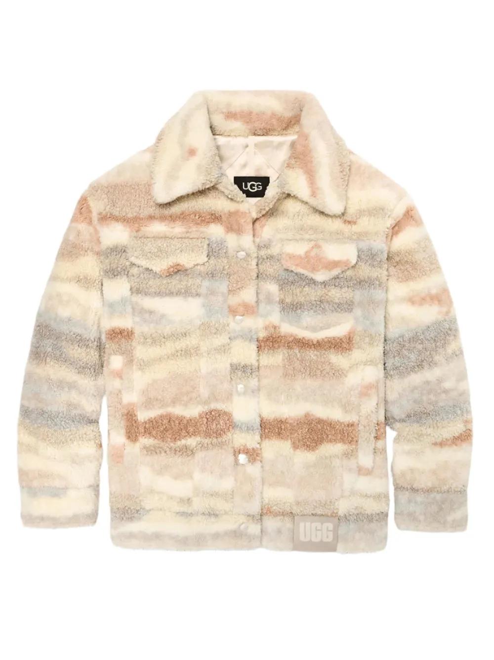 UGG Frankie UGGfluff Jacket Topa in Wave Multi WVM