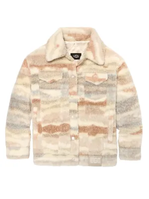 UGG Frankie UGGfluff Jacket Topa in Wave Multi WVM
