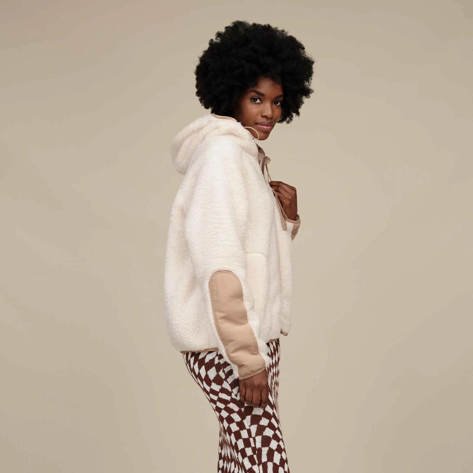 UGG Frankie UGGfluff Jacket Topa in Wave Multi WVM