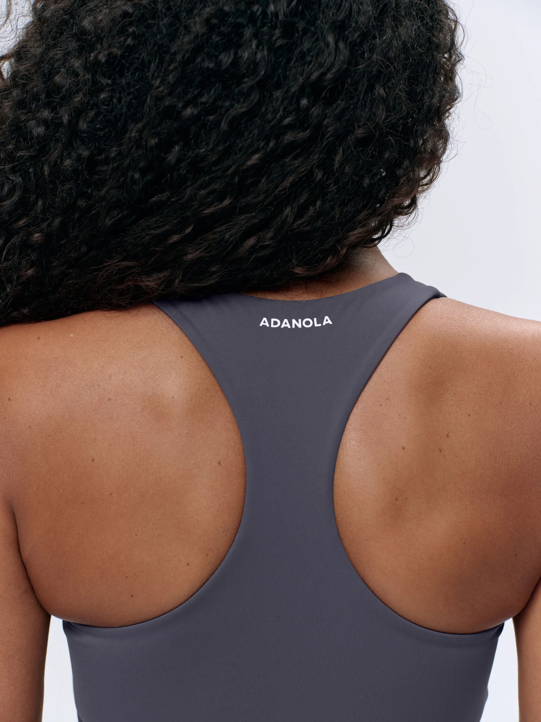 Ultimate Zip Front Bra - Dark Grey