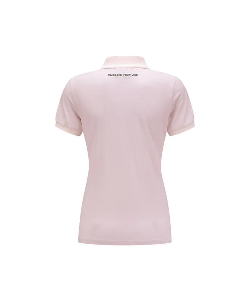 Vice Golf Atelier Women's Embrace T-Shirts - Light Pink