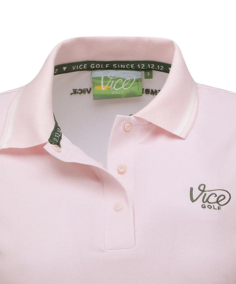 Vice Golf Atelier Women's Embrace T-Shirts - Light Pink