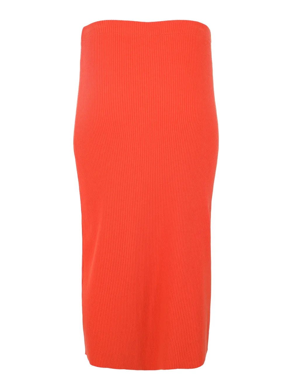 Vince Rib Skirt in Ruby Dusk