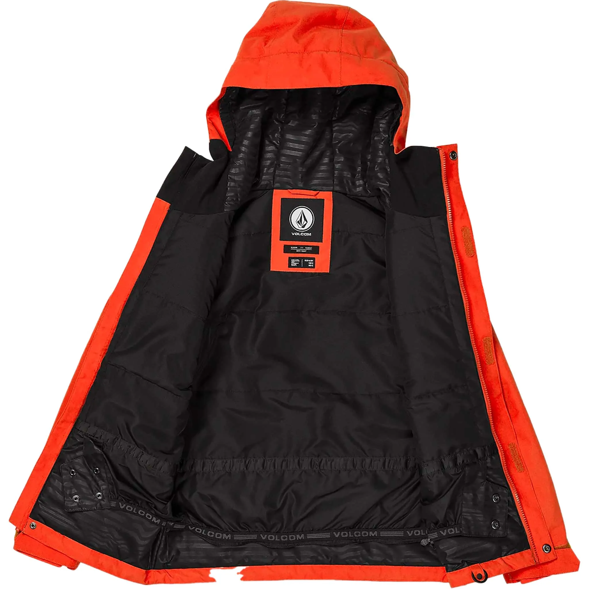 Volcom Stone 91 Insulated Kids Jacket Orange Shock 2024