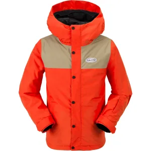 Volcom Stone 91 Insulated Kids Jacket Orange Shock 2024