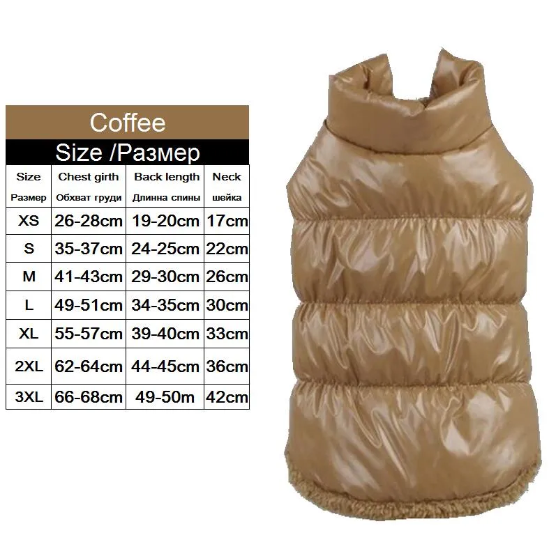 Warm Dog Clothes Winter Fleece Inside Bulldog Pet Vest Puppy Outfit Dog Jackets Windproof 8 Color Clothes for Medium Large Dogs