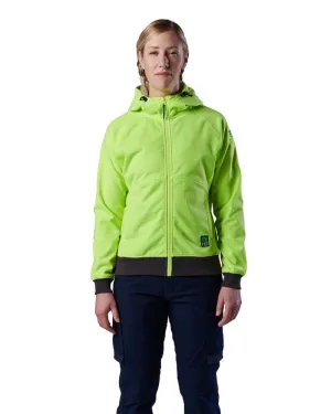 WF-3W Womens Hi Vis Zip Hoodie - Yellow