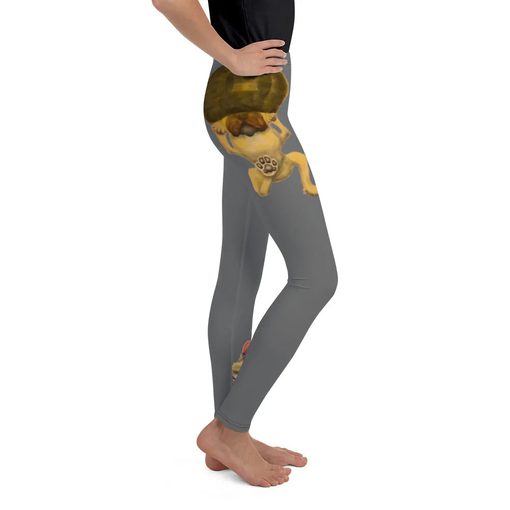 Whimsy Fit “Salon Dogs” Girls Leggings