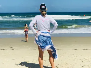 Womens Chum Angle SPF/Rash Guard Shirt
