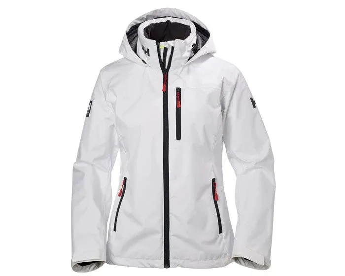 Women's Crew Hooded Midlayer Jacket, White