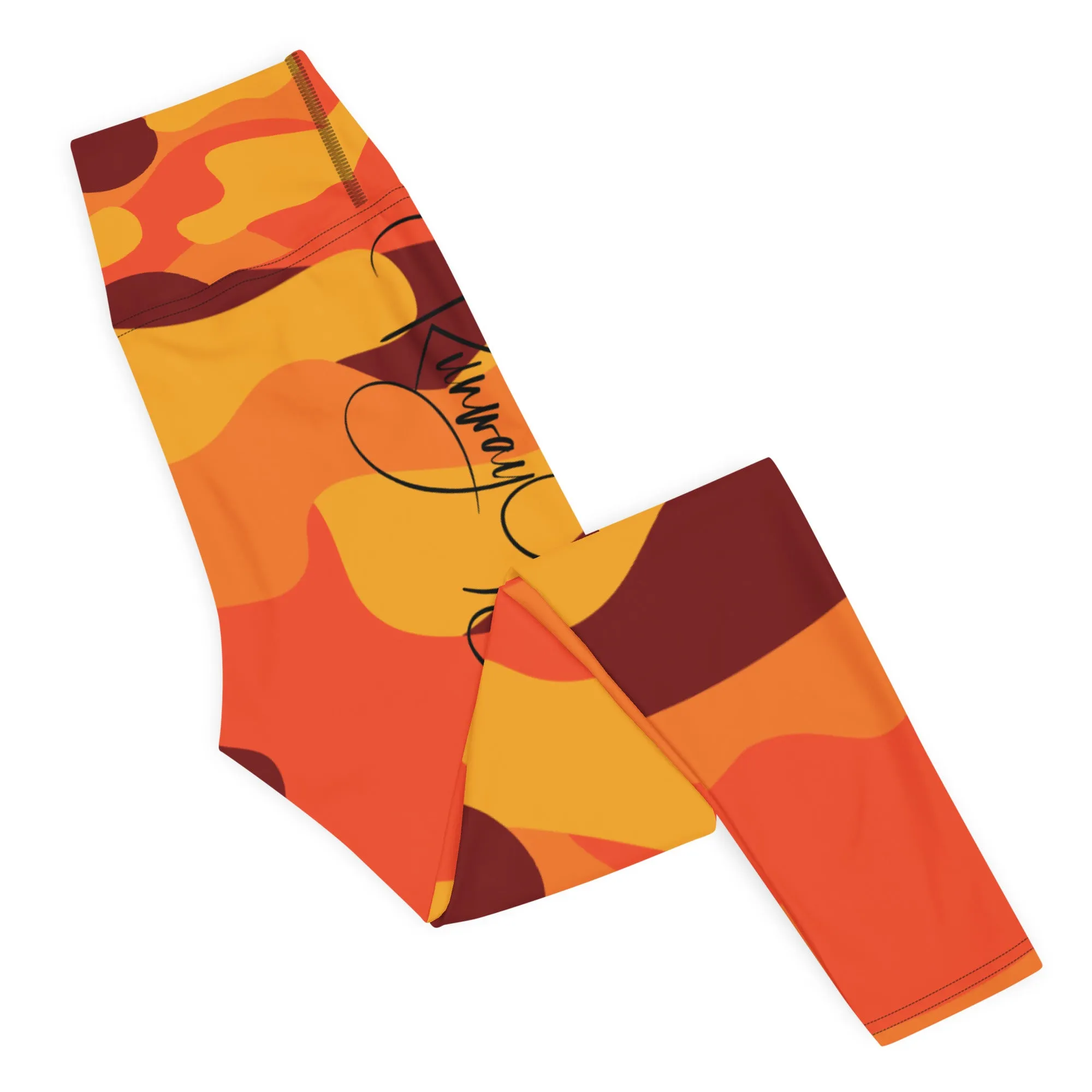 Women's Fall Camouflage Yoga Leggings