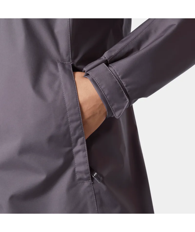 WOMEN'S LONG BELFAST JACKET - SMOKED PURPLE