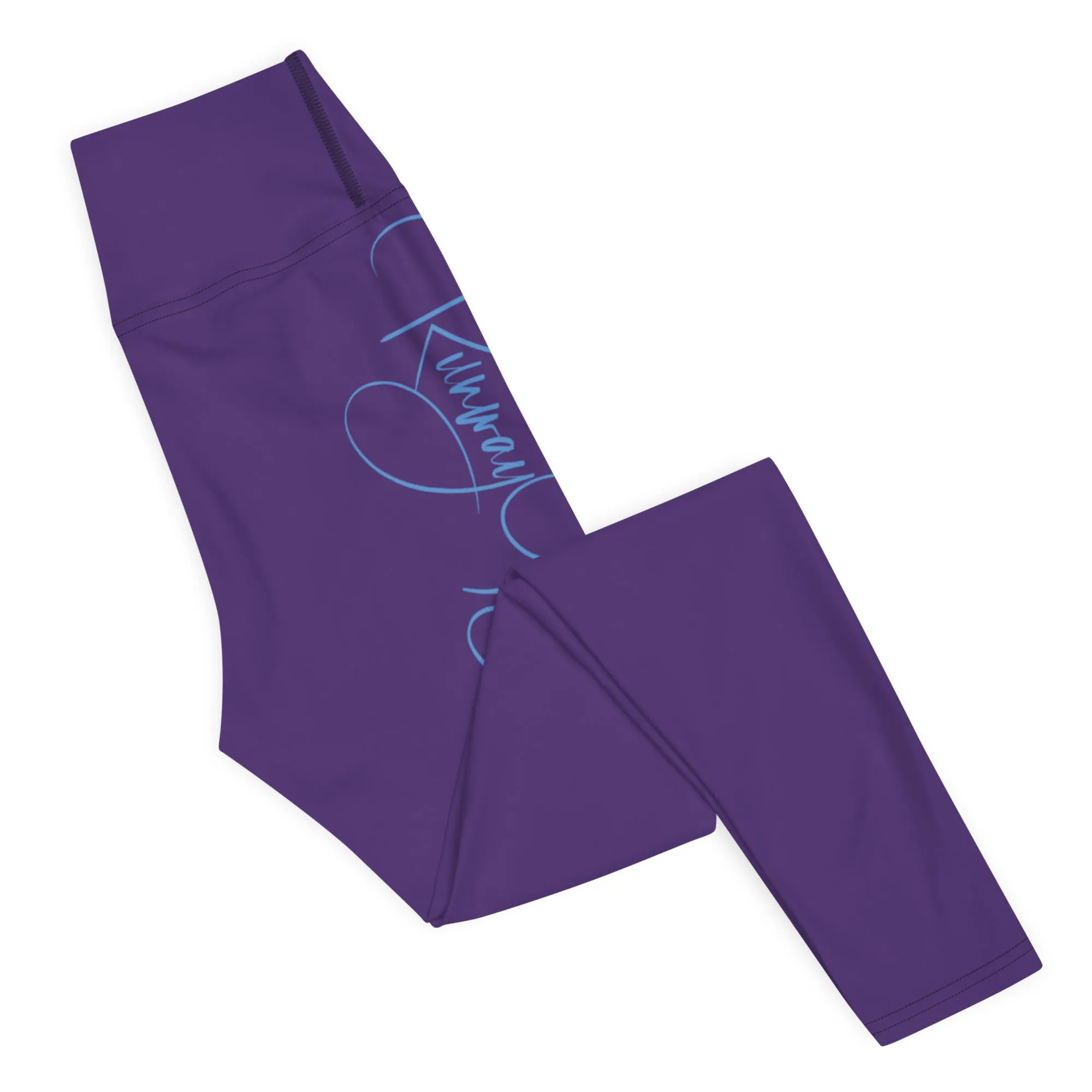 Women's Runway Girlz Yoga Leggings (Purple/Aqua)
