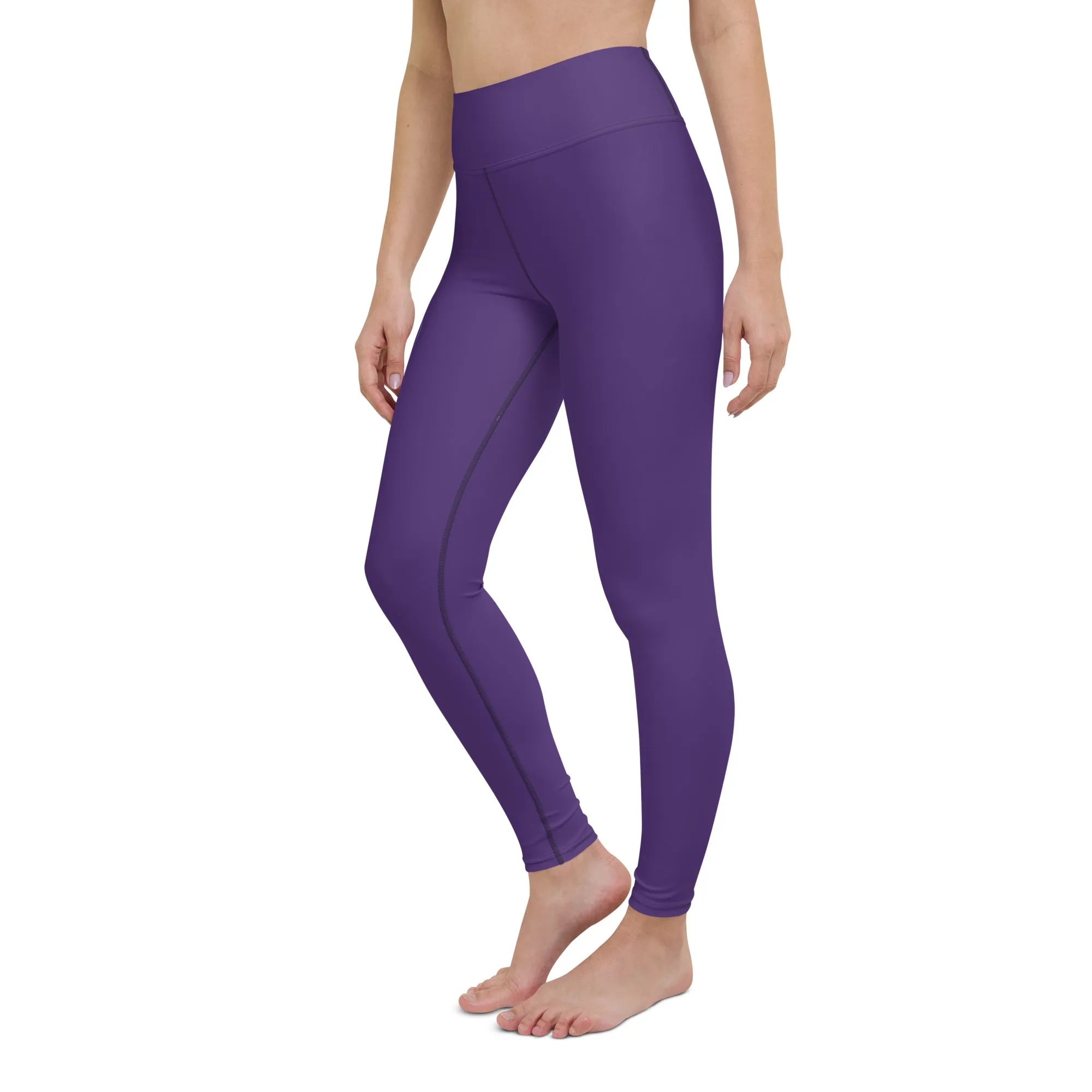 Women's Runway Girlz Yoga Leggings (Purple/Aqua)