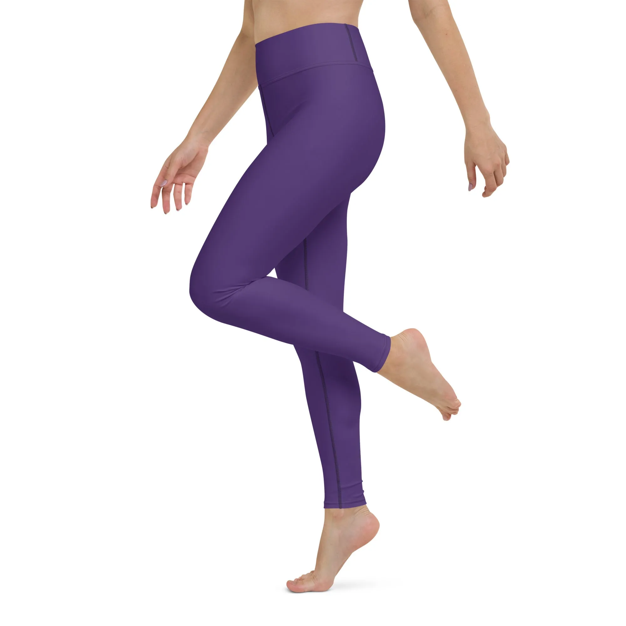 Women's Runway Girlz Yoga Leggings (Purple/Aqua)
