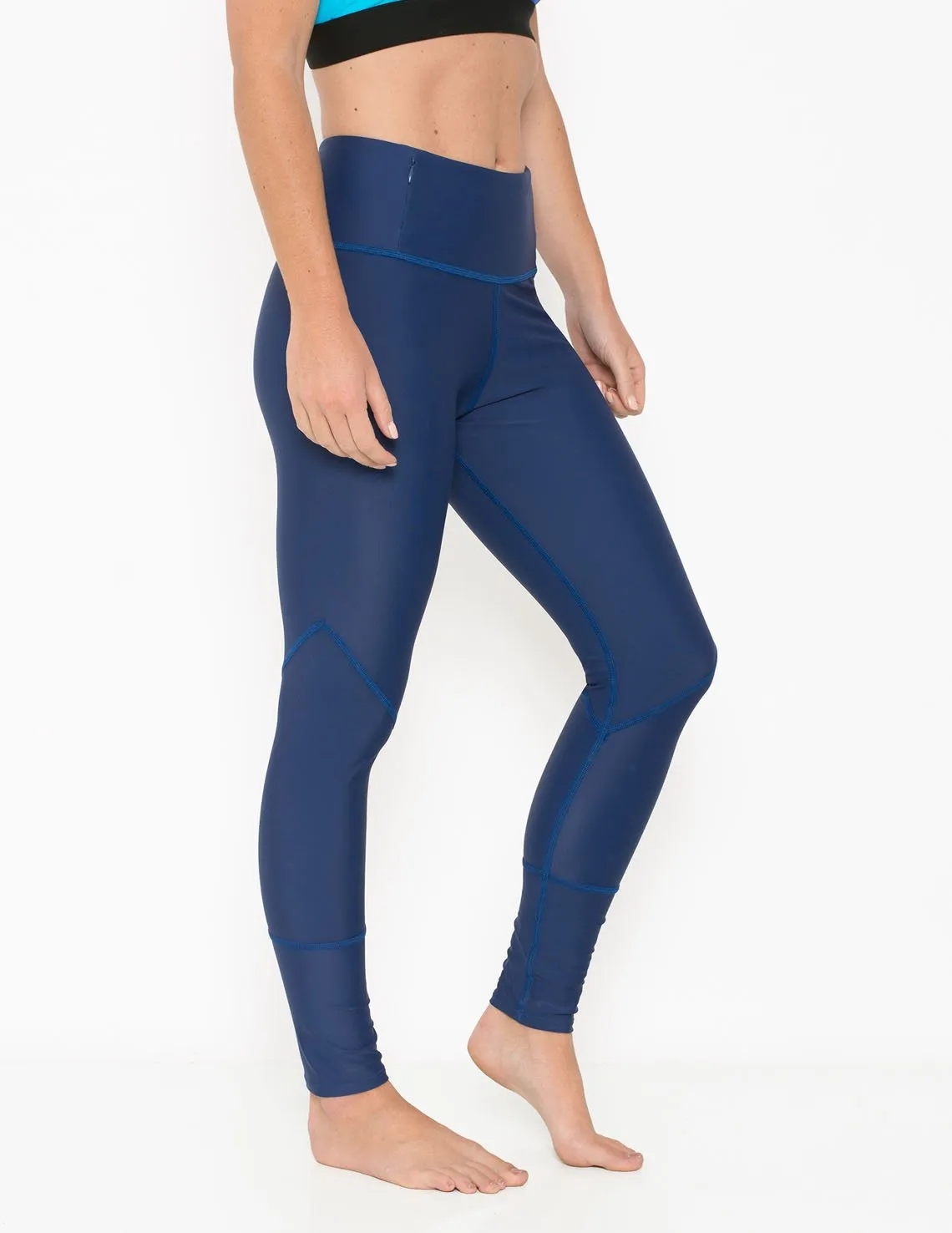 Women's Swim Legging (Regular & Plus Size) - Navy