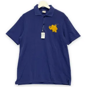 [XL] DS! Kapital Mammoth Embroidery Polo Shirt Navy