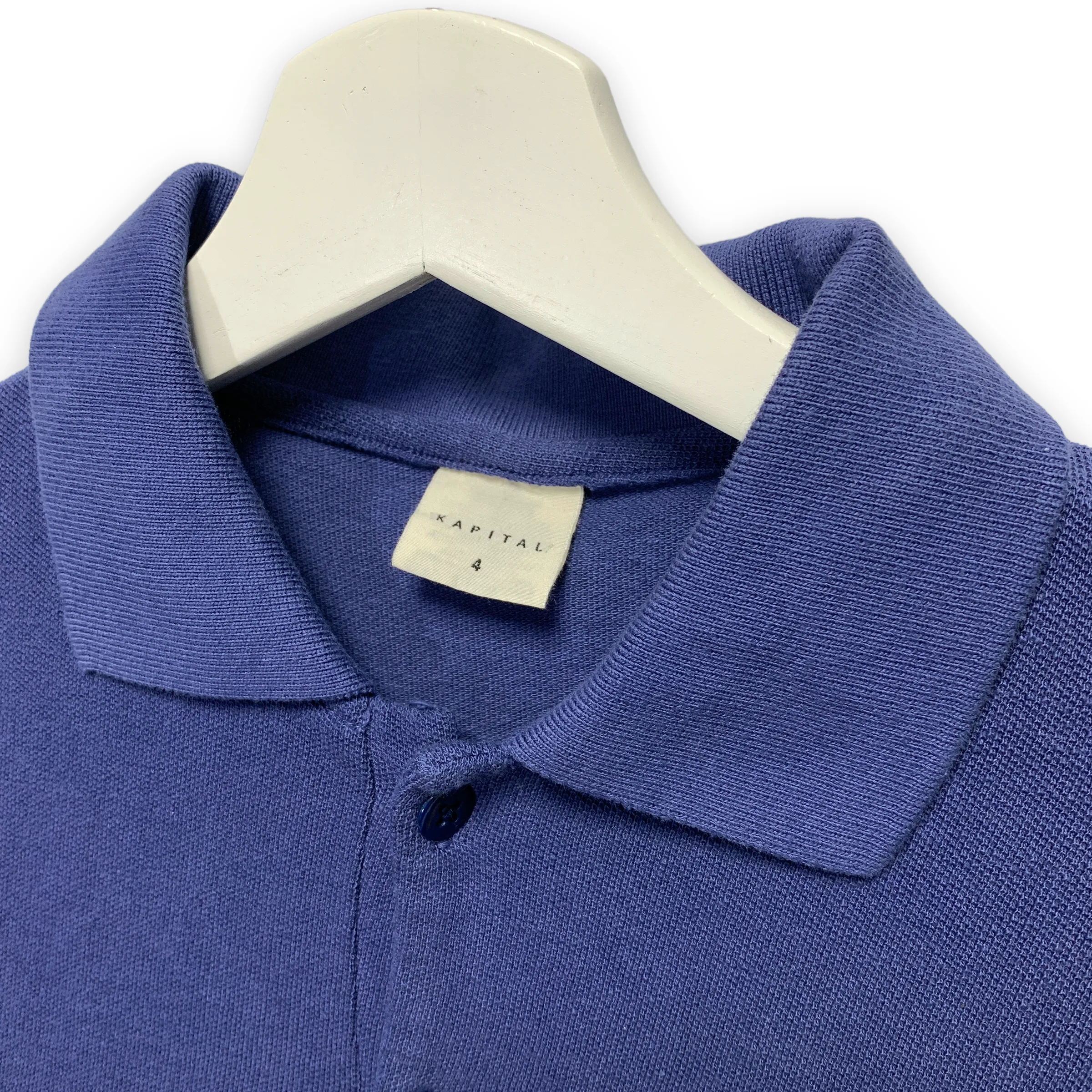 [XL] DS! Kapital Mammoth Embroidery Polo Shirt Navy