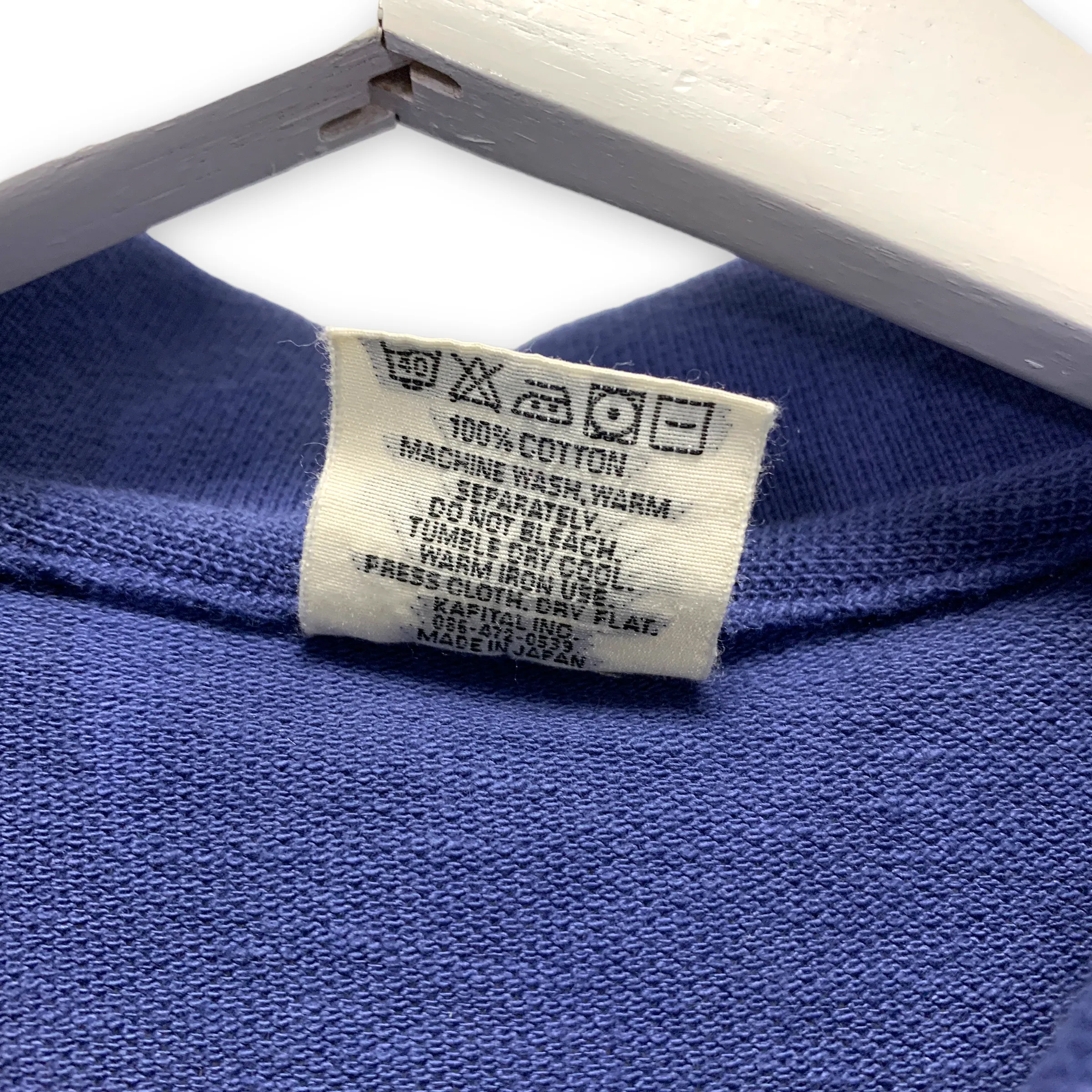 [XL] DS! Kapital Mammoth Embroidery Polo Shirt Navy
